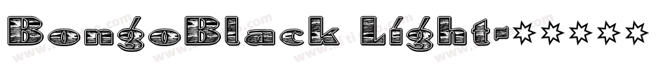 BongoBlack Light字体转换